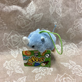 Mini Rhino Plush Keychain 2"