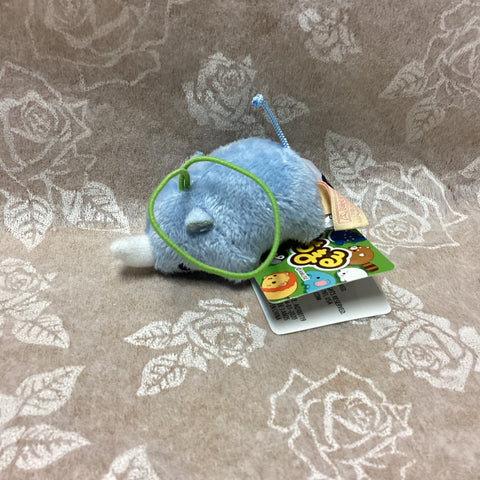 Mini Rhino Plush Keychain 2"