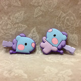 Kpop - BTS BT21 Hairclips - Mang
